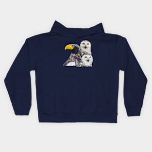 Pigargo and Owls Kids Hoodie